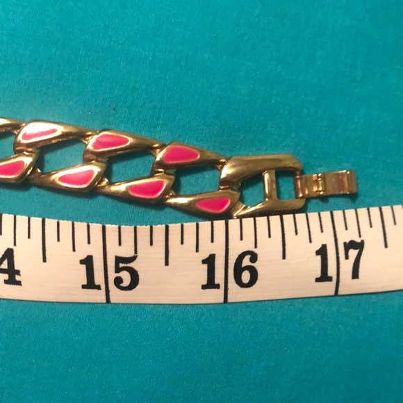 Vintage Pink and Gold Choker - Picture 3 of 3